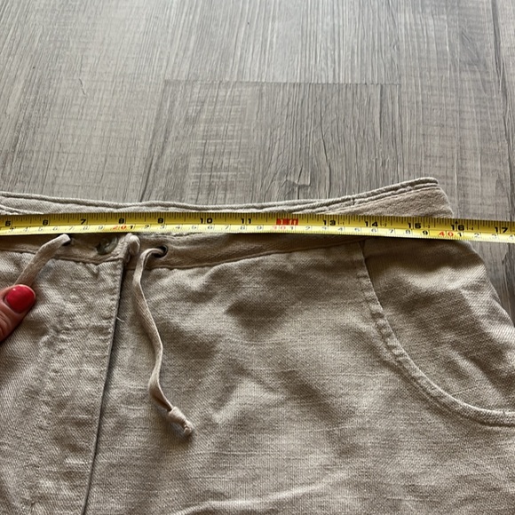 Khaki taupe cotton summer skirt by Woolrich Sz 6 - Picture 5 of 7